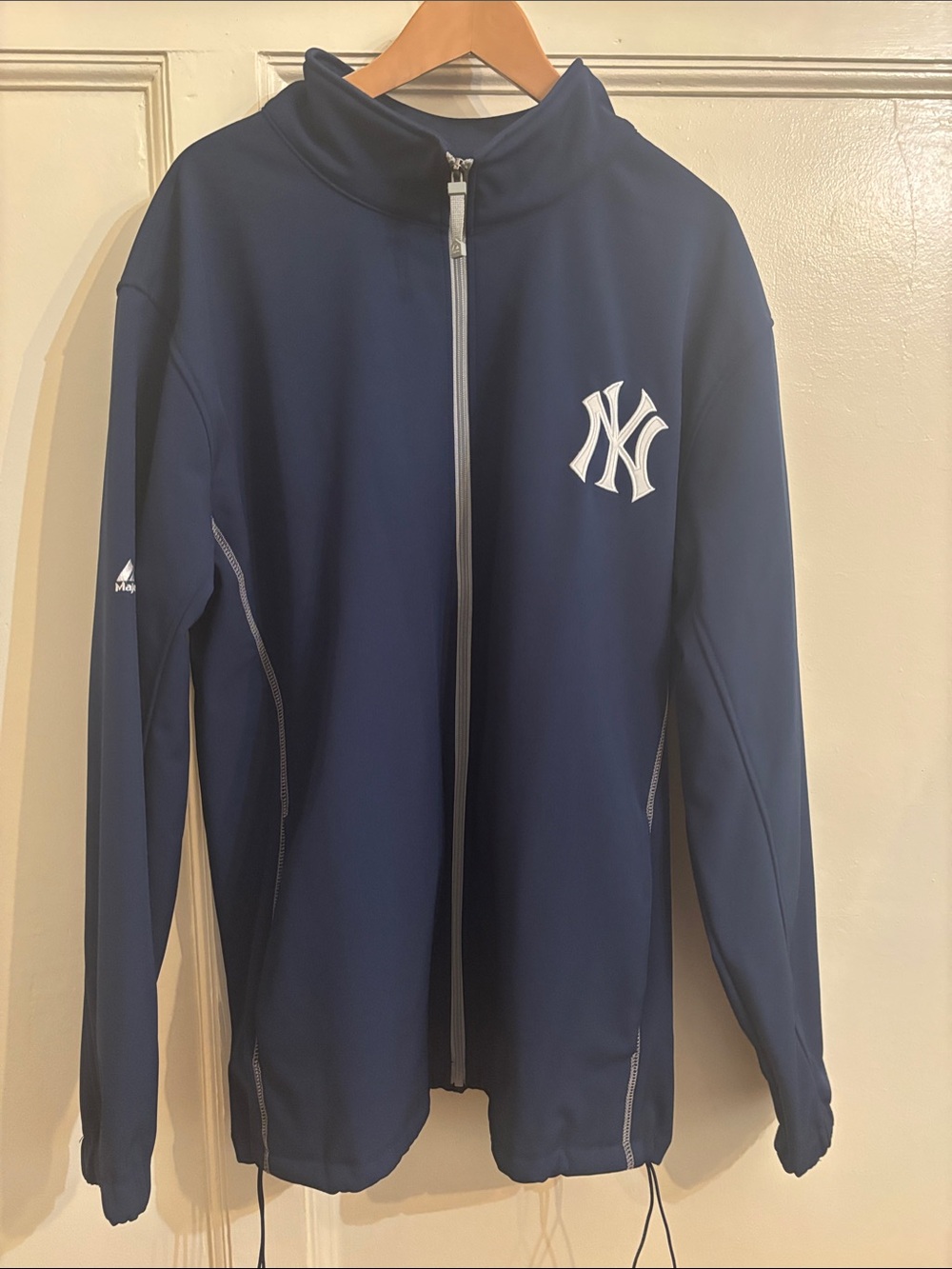 Majestic Navy Blue New York Yankees Full-Zip Jacket